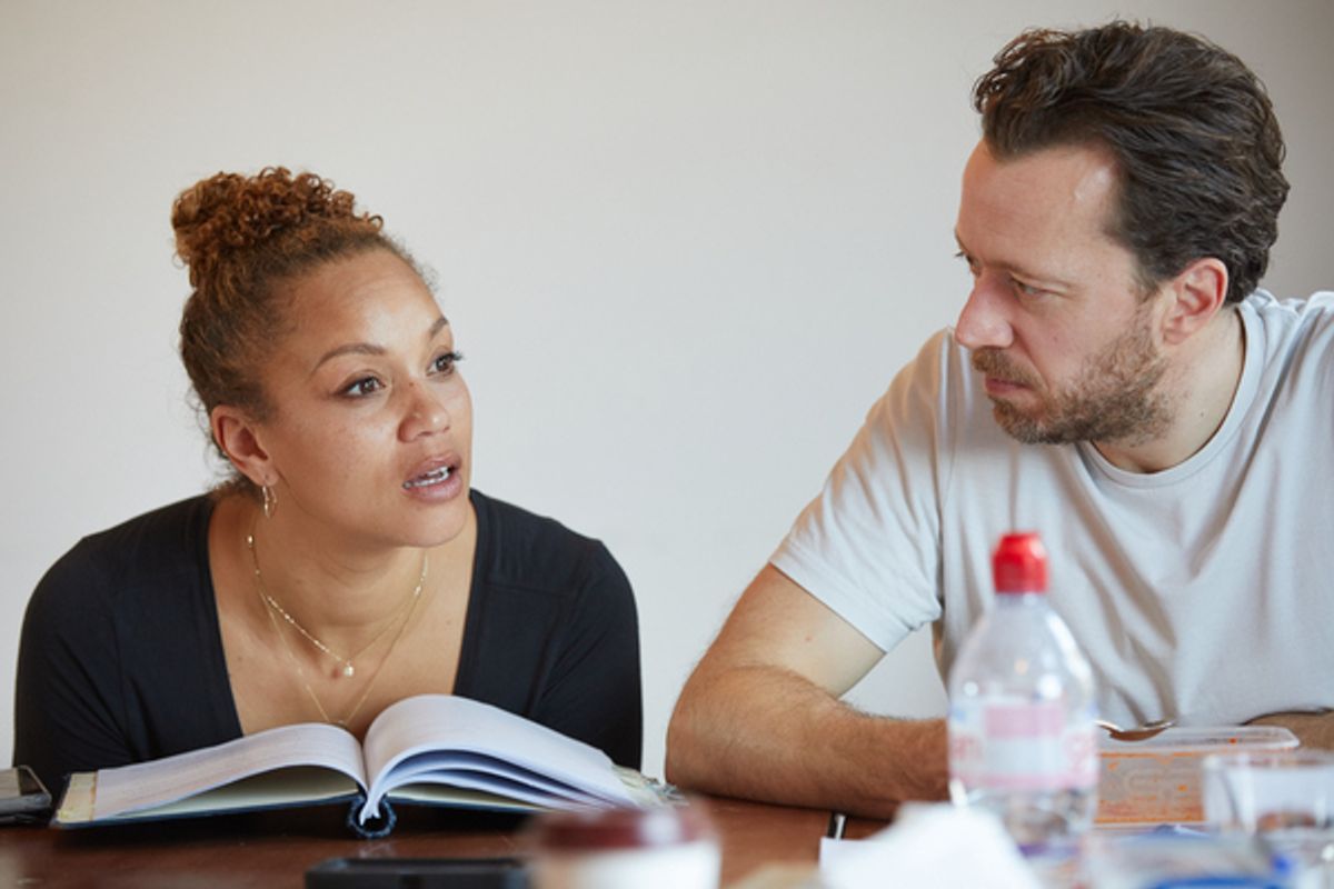 Angela Griffin and Trevor White at 