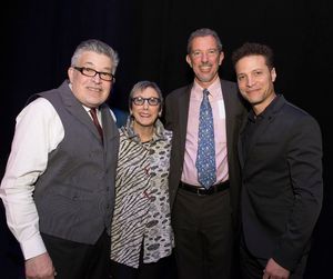 Lou Volpe, Robyn Goodman, Alexander Fraser and Justin Guarini @ BroadwayWorld Lou Volpe, Robyn Goodman, Alexander Fraser and Justin Guarini Photo