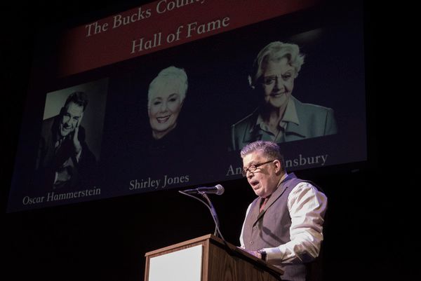 Lou Volpe - the fourth person to presented Bucks County Playhouse  Hall of Fame Award Photo