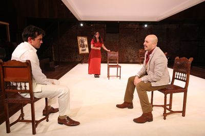 Nathan Darrow, Elena Hurst, Gerardo Rodriguwez Photo