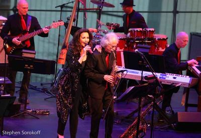 Lynda Carter & Blue Lou Marini Photo
