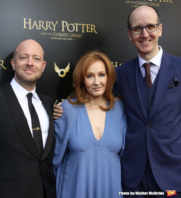 John Tiffany, J.K. Rowling and Jack Thorne  Photo