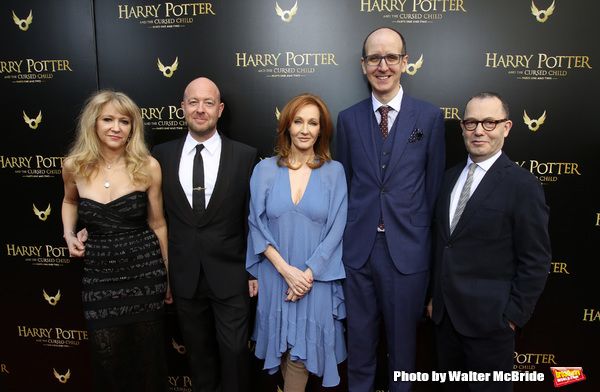 Sonia Friedman, John Tiffany, J.K. Rowling, Jack Thorne and Colin Callender  Photo