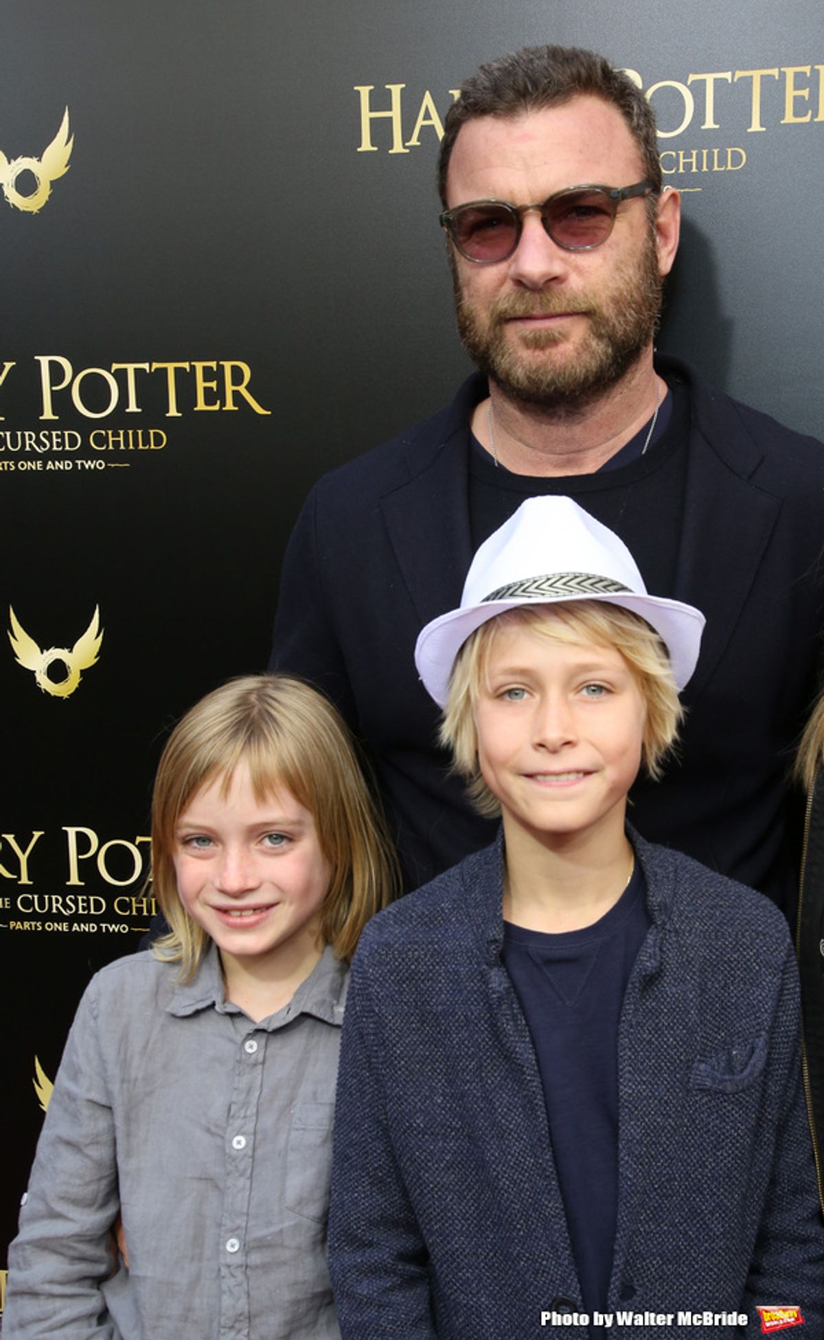 Liev Schreiber, Sasha Schreiber, and Kai Schreiber  at 