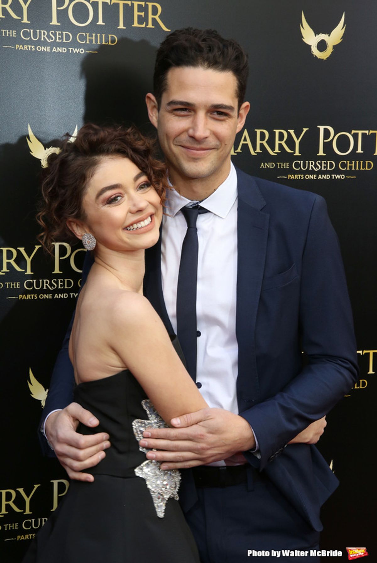 Sarah Hyland and Wells Adams  at 