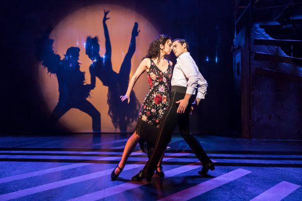 Zizi Strallen as Fran and Jonny Labey as Scott Hastings Photo