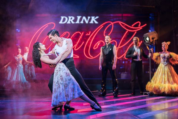 Zizi Strallen as Fran and Jonny Labey as Scott Hastings Photo