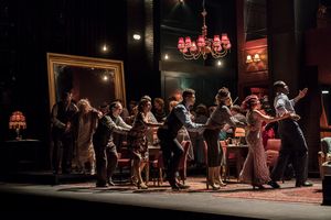 Aaron Heffernan as Butch and Kate Fleetwood as Christine Photo