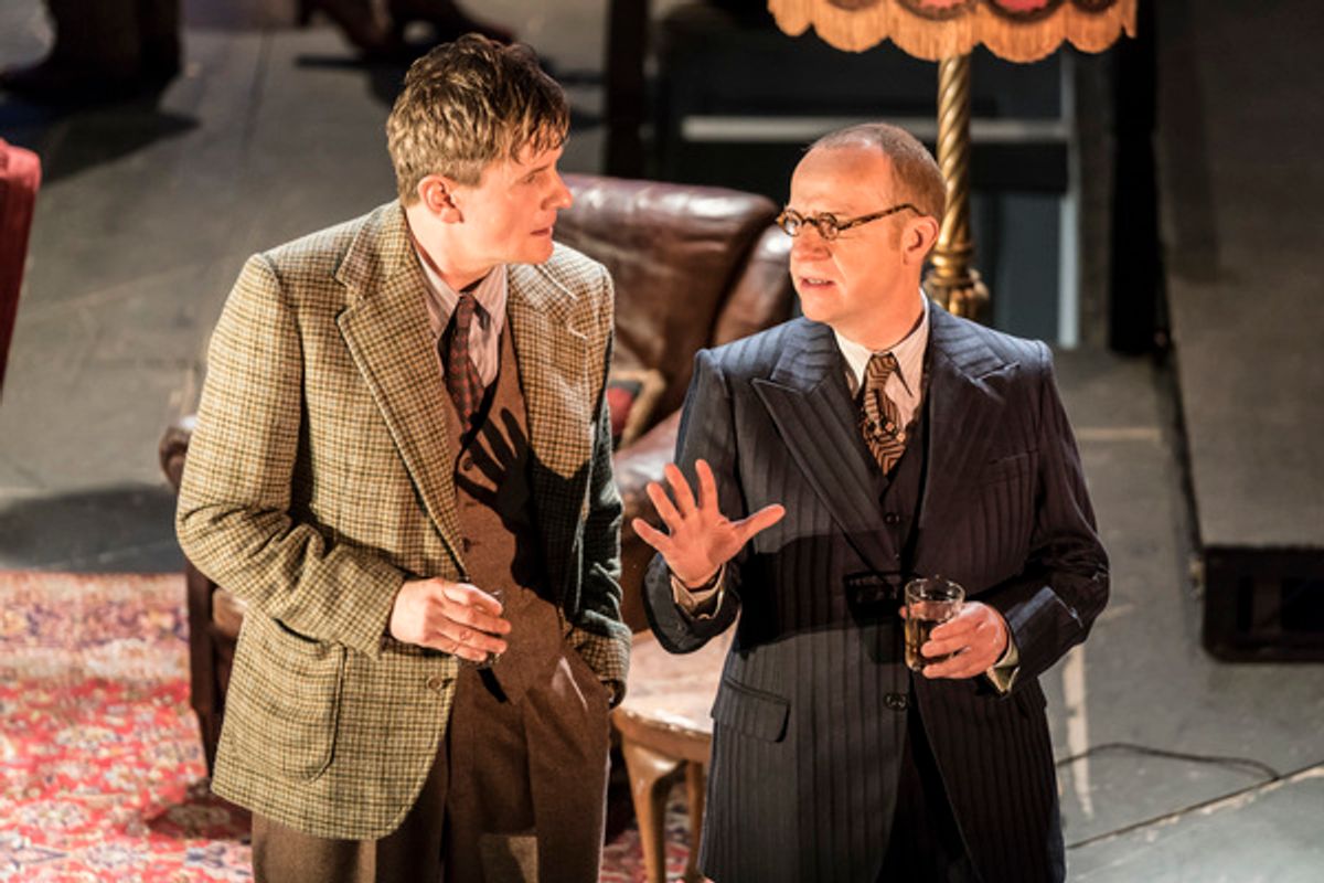 Charles Edwards as Hugh Marriner and Jonathan Slinger as Maurice Hussey at 