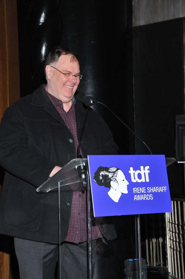 Gregg Barnes presenting to Fritz Masten Photo