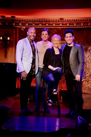 Darius de Haas, Matt Doyle, Liz Callaway and John Lloyd Young Photo