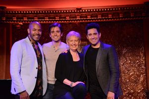 Darius de Haas, Matt Doyle, Liz Callaway and John Lloyd Young Photo