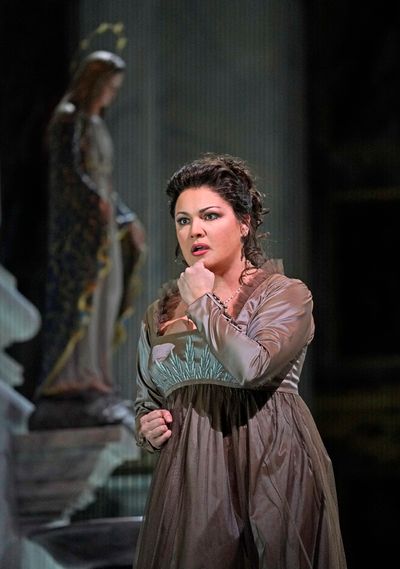 Anna Netrebko in the title role of Puccini's "Tosca." Photo: Ken Howard / Met Opera

 Photo