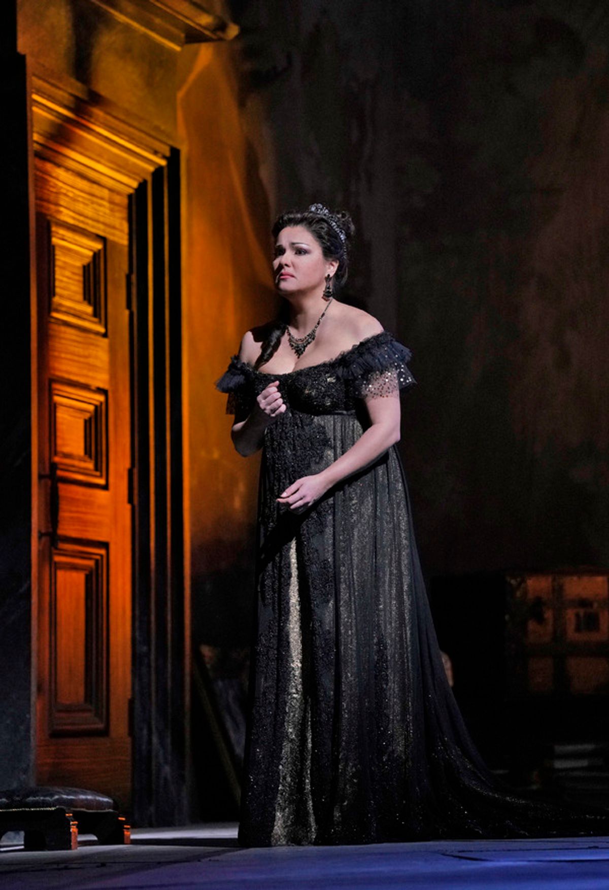 Anna Netrebko in the title role of Puccini's 'Tosca.' Photo: Ken Howard / Met Opera

 at 