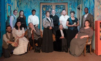 Steven Starr as Yepikhodov, Makenzie JenÃ© as Dunyasha, Cleon Ony as Stationmaster, Photo