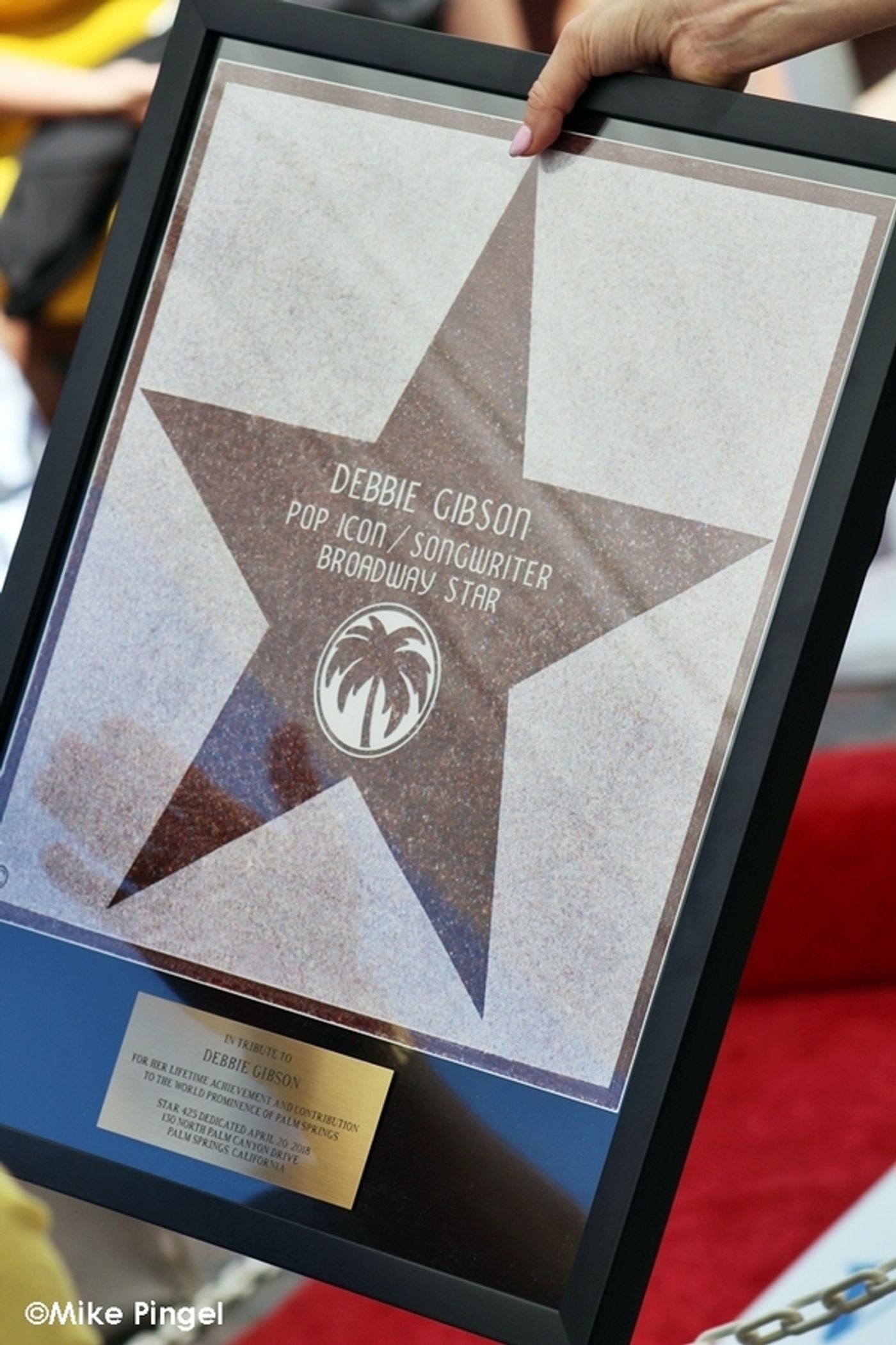 Photo Flash: Pop Star Debbie Gibson Honored with Palm Springs Walk of Fame Star Photo Flash: Pop Star Debbie Gibson Honored with Palm Springs Walk of Fame Star Image