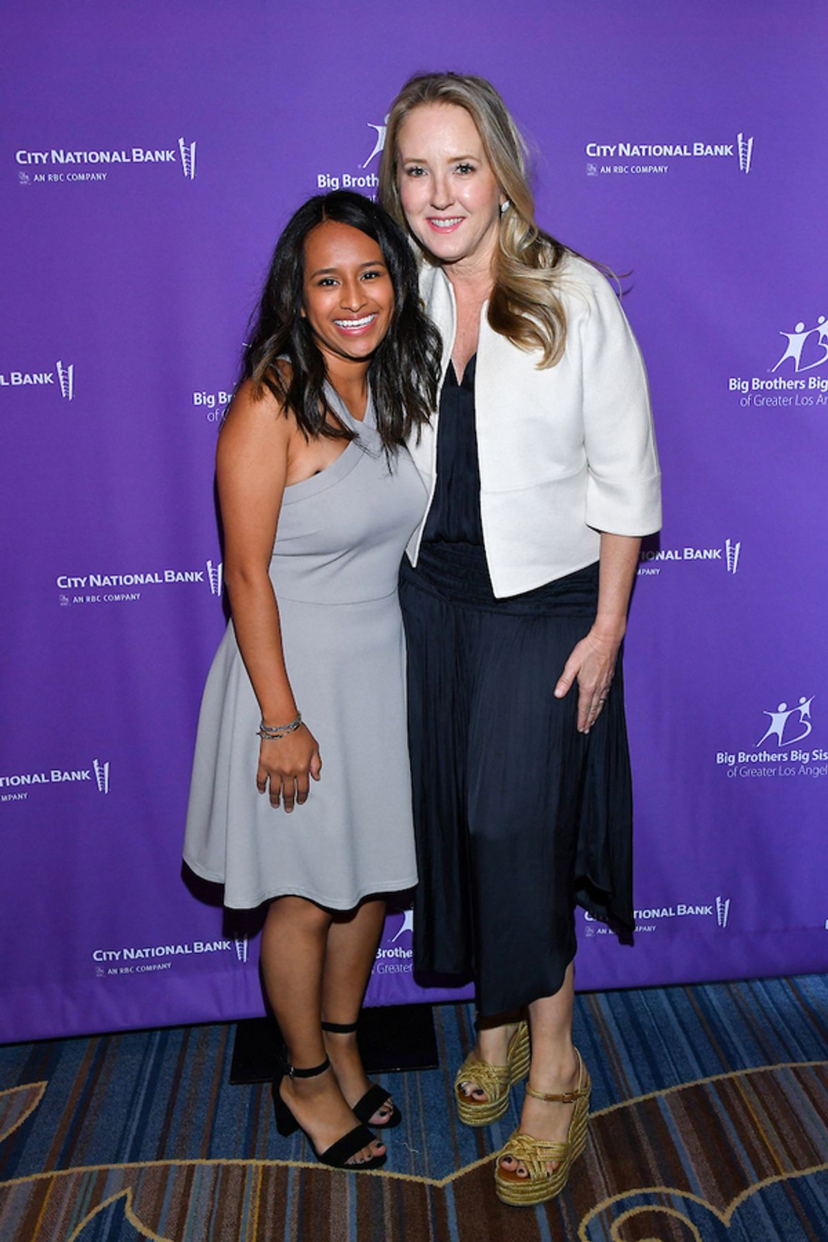  Little Sister Paola Franco and her big sister and Head of Amazon Studios Jennifer Salke.  at 