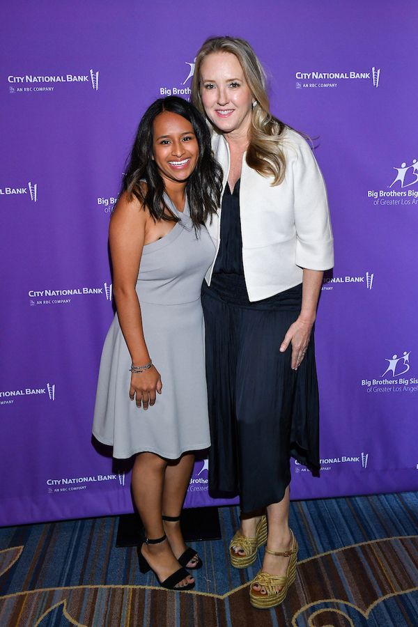  Little Sister Paola Franco and her big sister and Head of Amazon Studios Jennifer Sa Photo