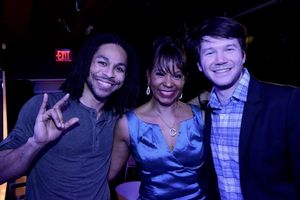 Brandon Kazew-Maddox, Gayle Samuels and James Caverly Photo