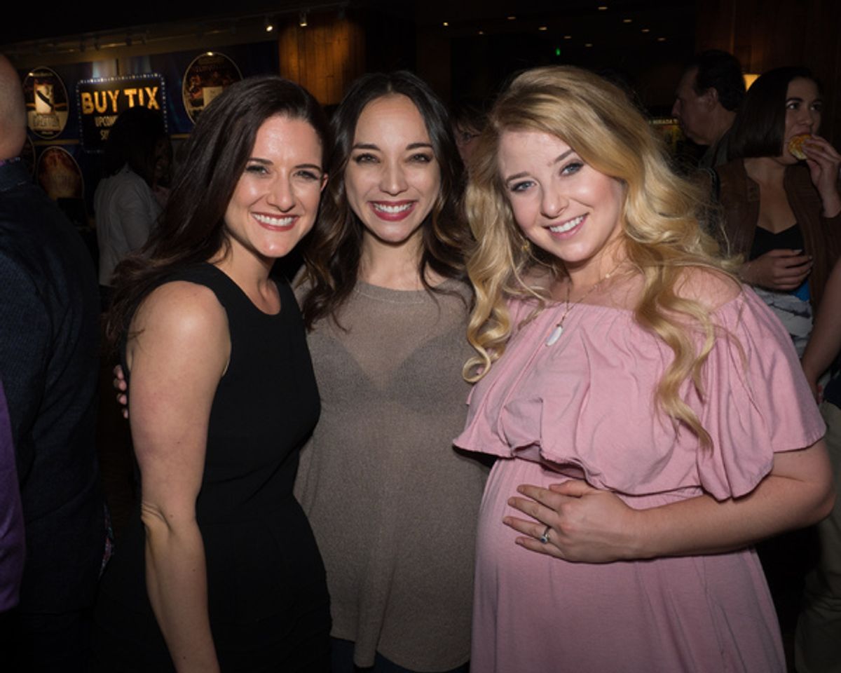 Ashley Moniz, Cassie Simone, and Carly Bracco at 