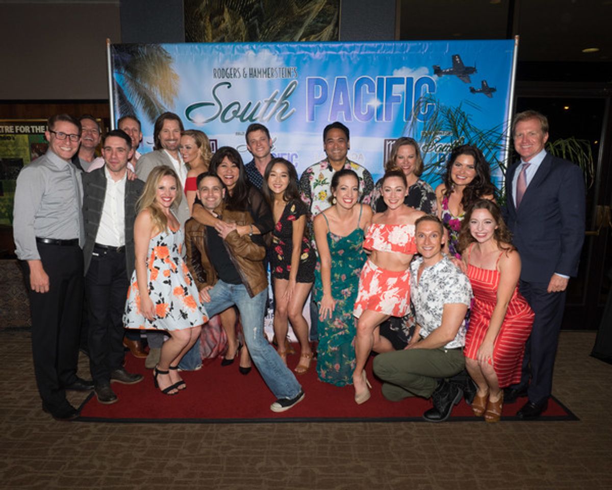 The cast with Executive Producer Tom McCoy at 