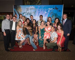 The cast with Executive Producer Tom McCoy Photo