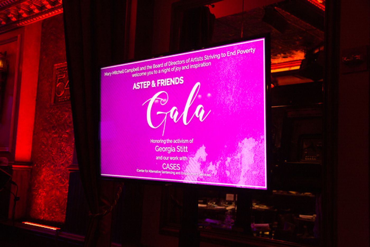 Photo Flash: The Stars Come Out to Honor Georgia Stitt at ASTEP Gala  Image