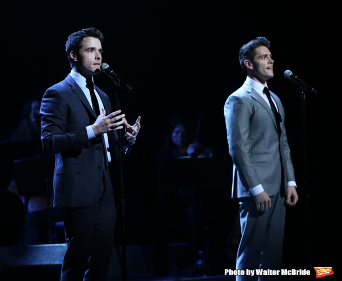 Corey Cott and Casey Cott at 