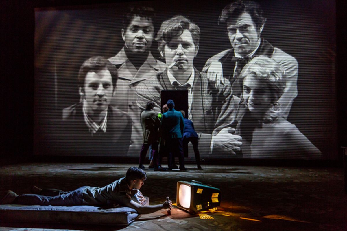 Andy Mientus as Tommy. Joe Beauregard, Terance Reddick, Gareth Keegan, Timothy John Smith, and Sara Kapner. at 