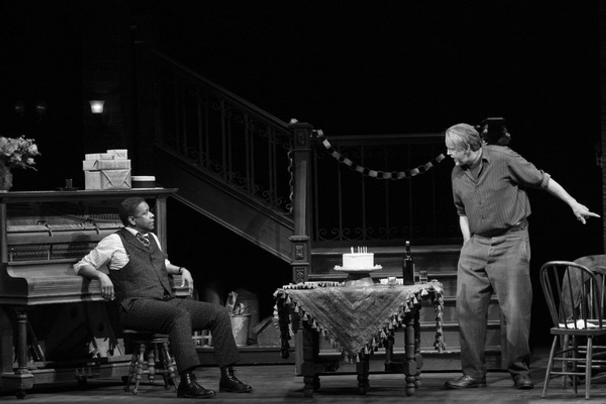 Denzel Washington and David Morse in THE ICEMAN COMETH at 