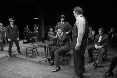 Denzel Washington and the Company of THE ICEMAN COMETH Photo
