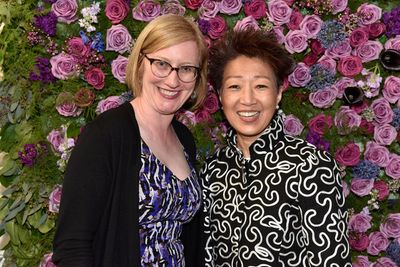 American Theatre Wing President Heather HItchens and NEA Chairwoman Jane Chu Photo