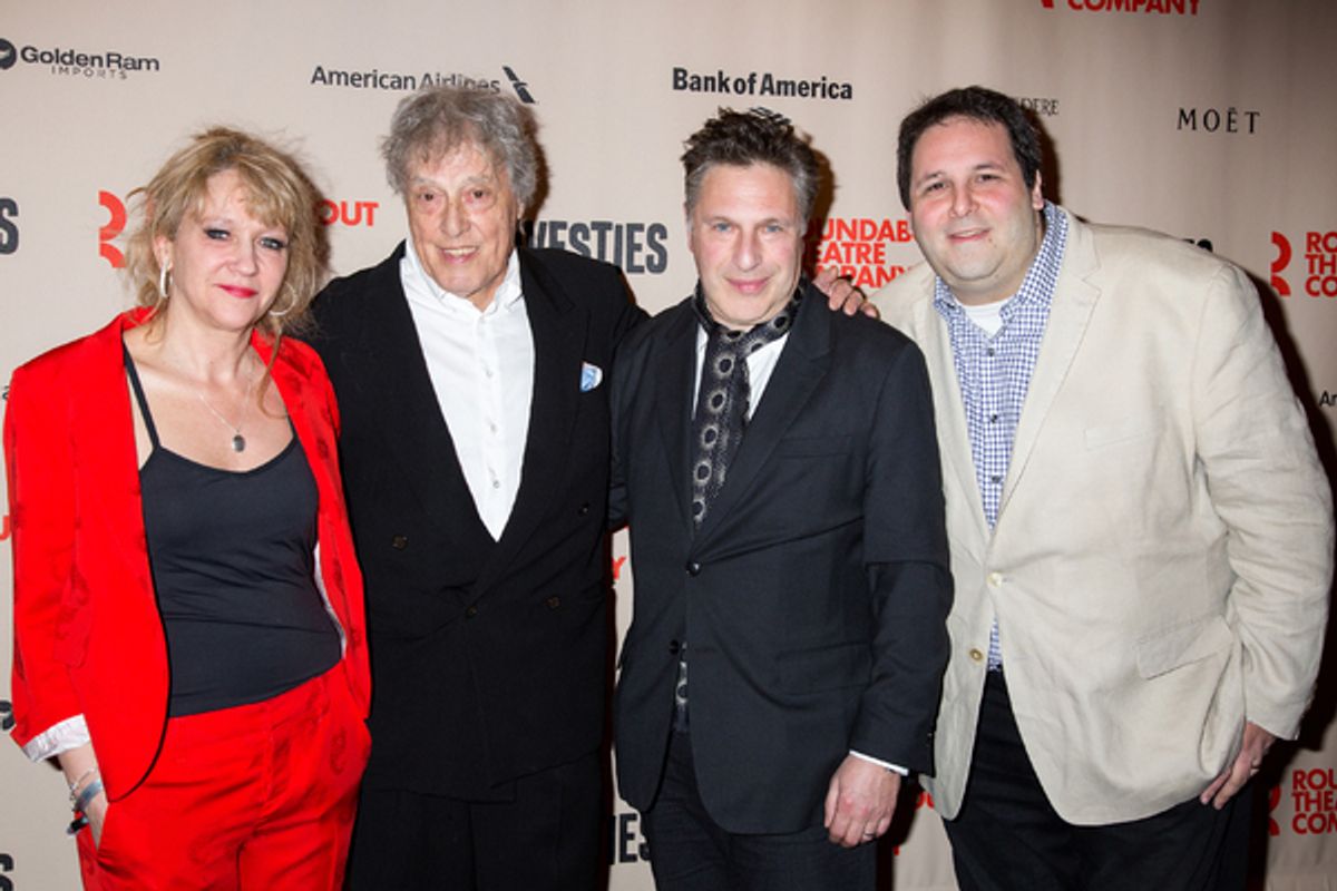 Sonia Friedman, Tom Stoppard, Patrick Marber, David Babani at 
