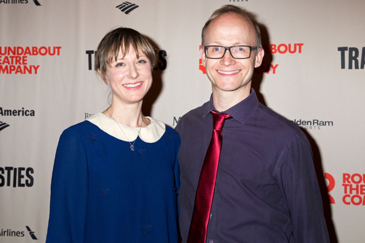 Sarah Henson, Richard Hollis at 