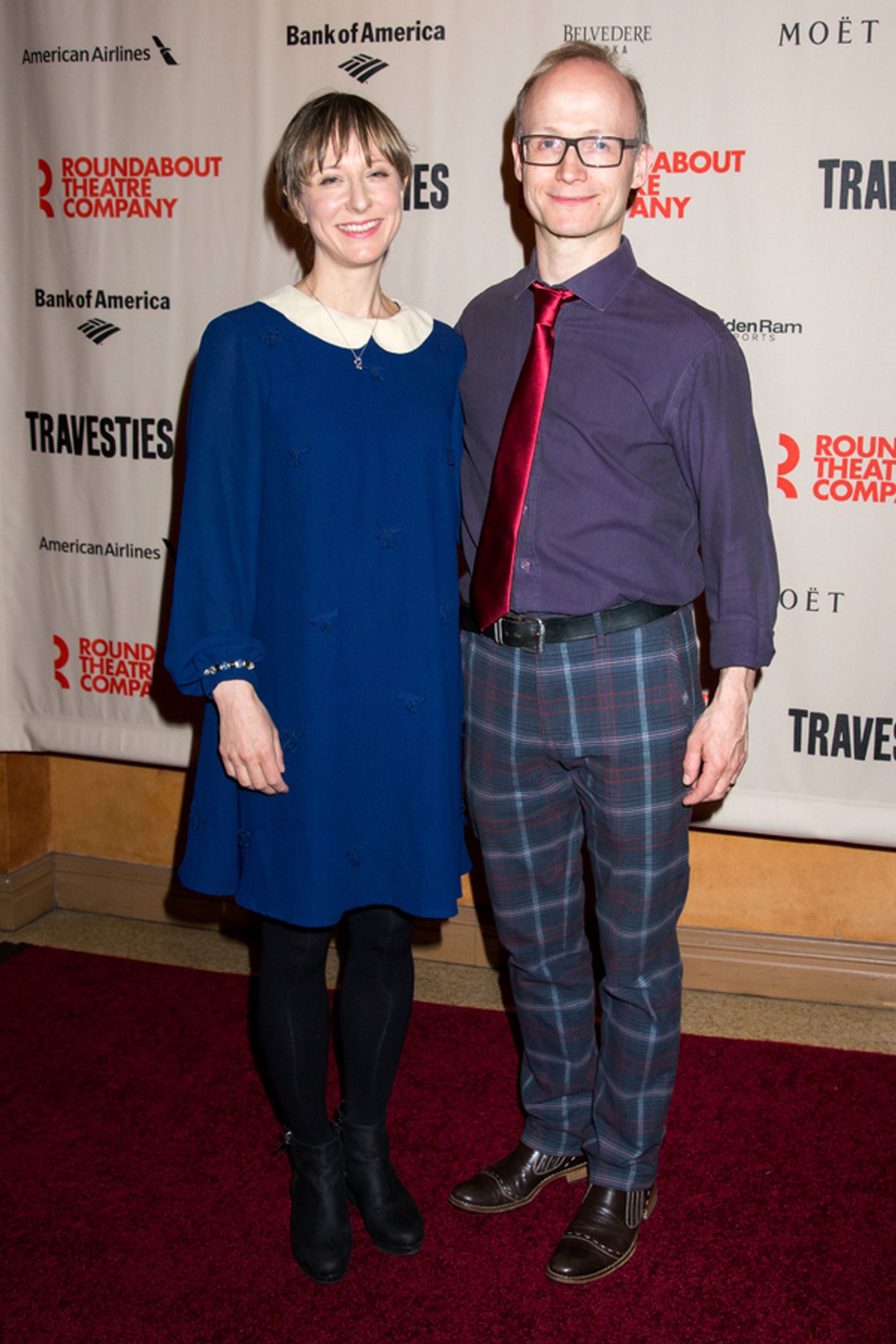 Photo Coverage: Tom Hollander & Company Take Opening Night Bows in TRAVESTIES!  Image