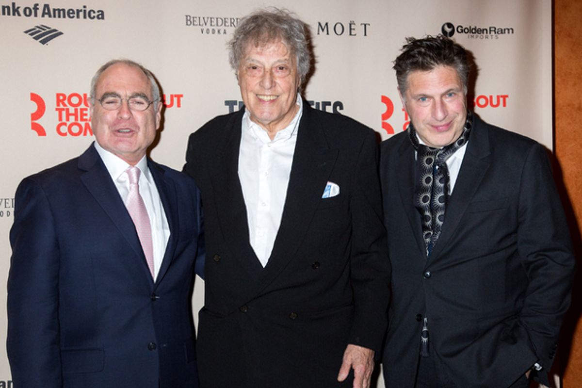 Todd Haimes, Tom Stoppard, Patrick Marber at 