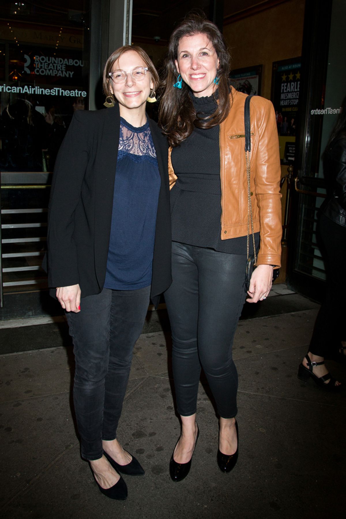 Anna Ziegler and guest at 