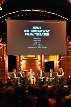 Jews on Broadway Panel_ Jody Rosen, Hilan Warhsaw, David Denby, Stewart F. Lane, Adam Gopnik, Judy Gold @ BroadwayWorld Jews on Broadway Panel_ Jody Rosen, Hilan Warhsaw, David Denby, Stewart F. Lane, Adam Photo