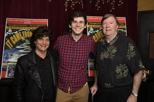 Composer Stephen M. Schwartz, Musical Director Austin Nuckols and Book Writer Cornell Photo