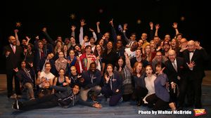 Jess LeProtto with the cast and creative team @ BroadwayWorld Jess LeProtto with the cast and creative team Photo