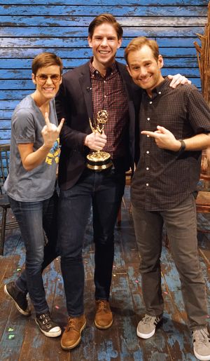 Jenn Colella, Frank DiLella, Chad Kimball @ BroadwayWorld Jenn Colella, Frank DiLella, Chad Kimball Photo