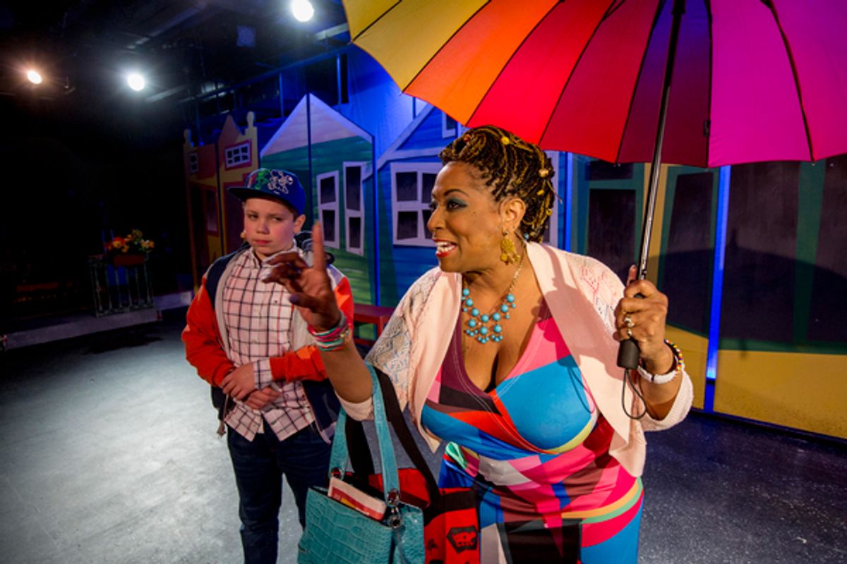 (from left) Alejandro Medina plays CJ and E. Faye Butler is Nana in Chicago Childrenâ€™s Theatreâ€™s world premiere of Last Stop on Market Street. Adapted from Matt de la PeÃ±aâ€™s Newbery winning and Caldecott-honored book, Last Stop on Market Street is  at 