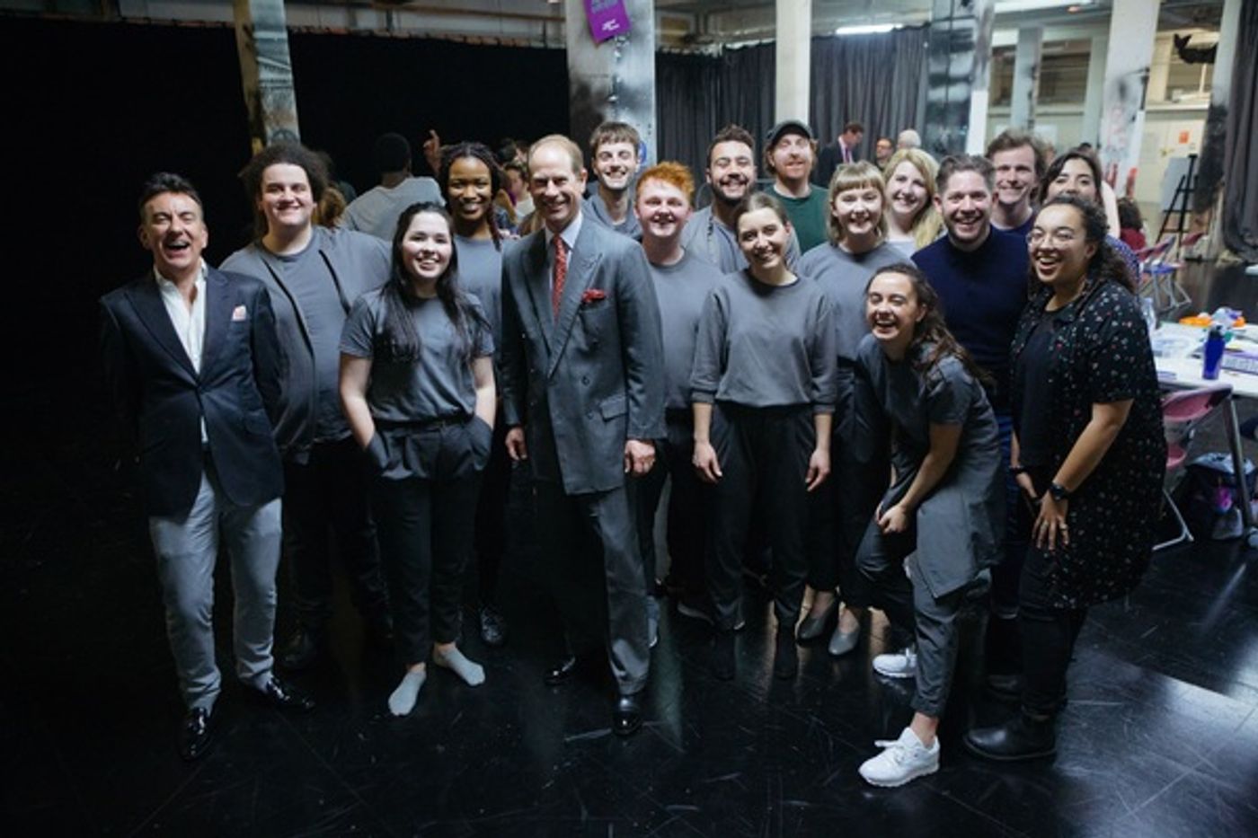 Photo Flash: The Earl of Wessex Visits National Youth Theatre of Great Britain in Rehearsal  Image