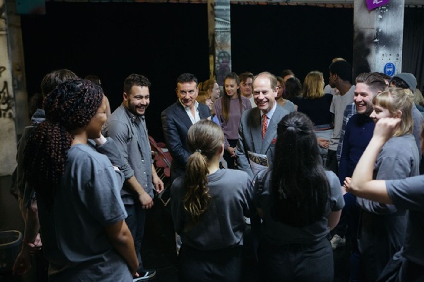 Photo Flash: The Earl of Wessex Visits National Youth Theatre of Great Britain in Rehearsal  Image