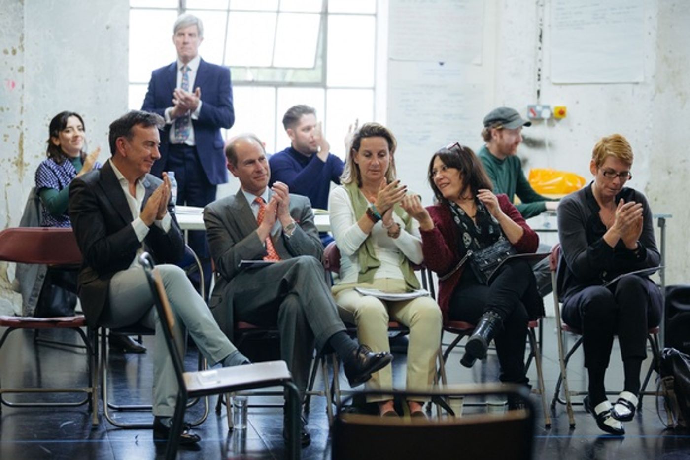 Photo Flash: The Earl of Wessex Visits National Youth Theatre of Great Britain in Rehearsal  Image