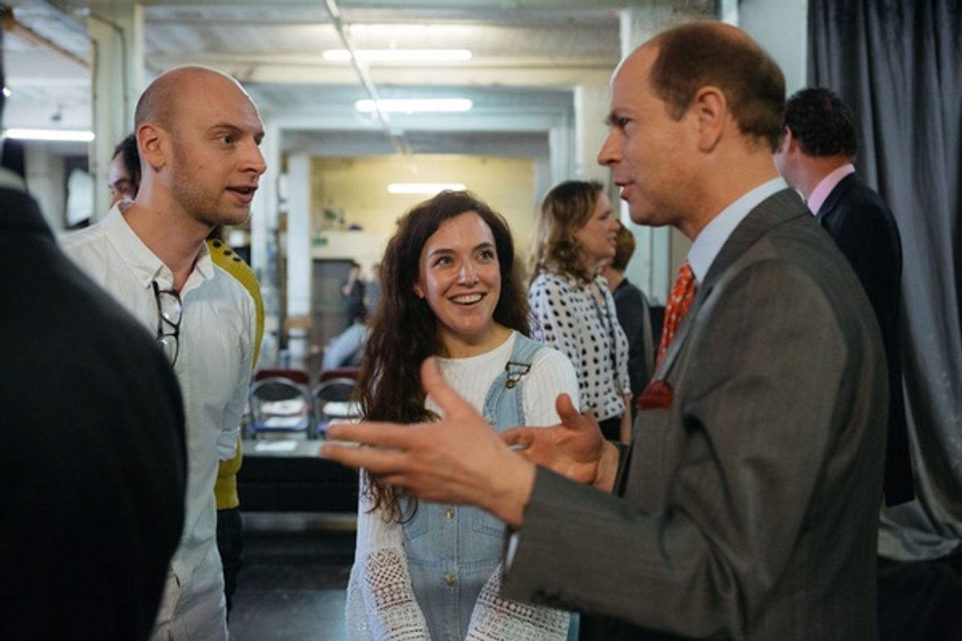 Photo Flash: The Earl of Wessex Visits National Youth Theatre of Great Britain in Rehearsal  Image
