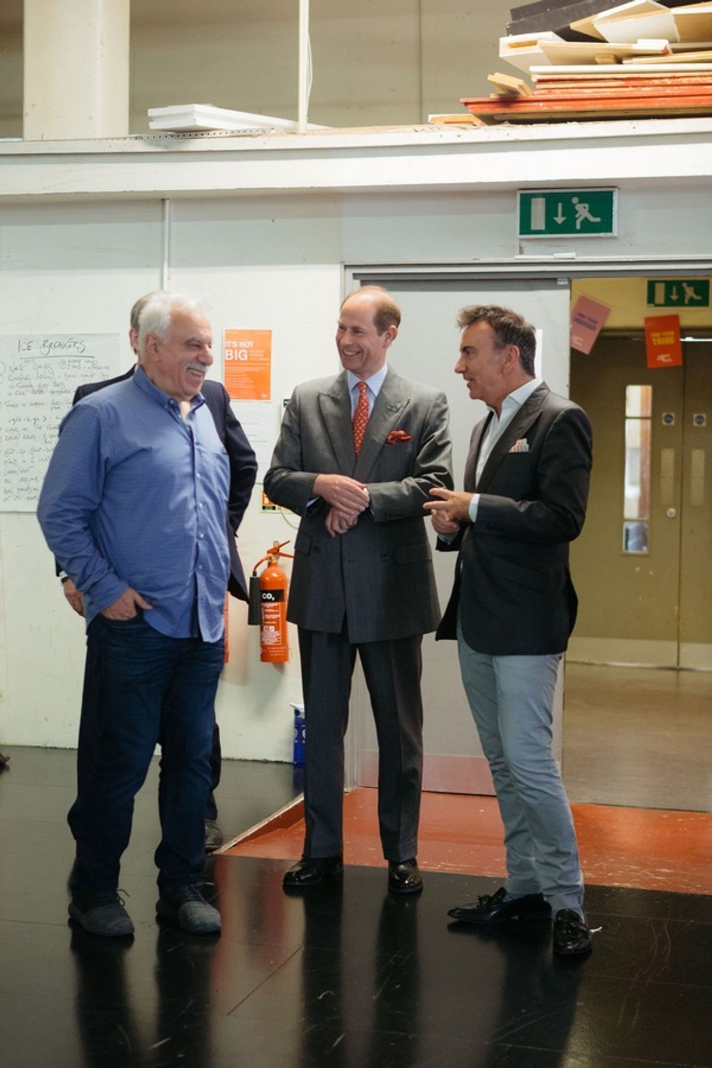 Photo Flash: The Earl of Wessex Visits National Youth Theatre of Great Britain in Rehearsal  Image