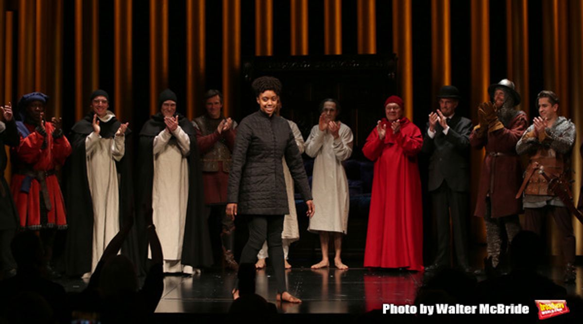 Condola Rashad and cast at 