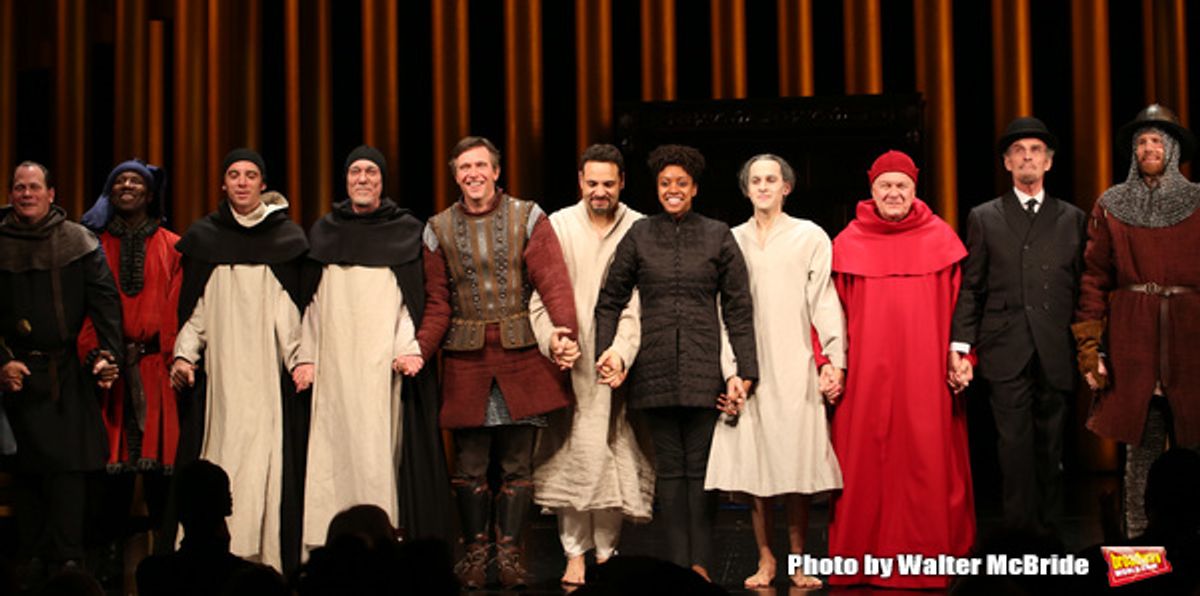 Lou Sumrall, Russell G. Jones, Max Gordon Moore, Patrick Page, Jack Davenport, Daniel Sunjata, Condola Rashad, Adam Chanler-Berat, Walter Bobbie, John Glover and Robert Stanton  at 