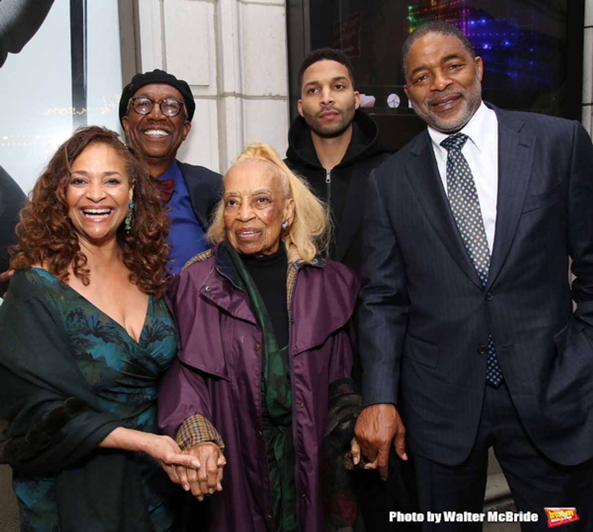Debbie Allen, Vivian Ayers, Norman Nixon Jr. and Norm Nixon at 
